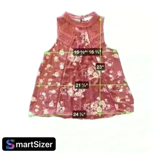 Taylor&Sage Size Small Boho Floral top - Picture 9 of 9